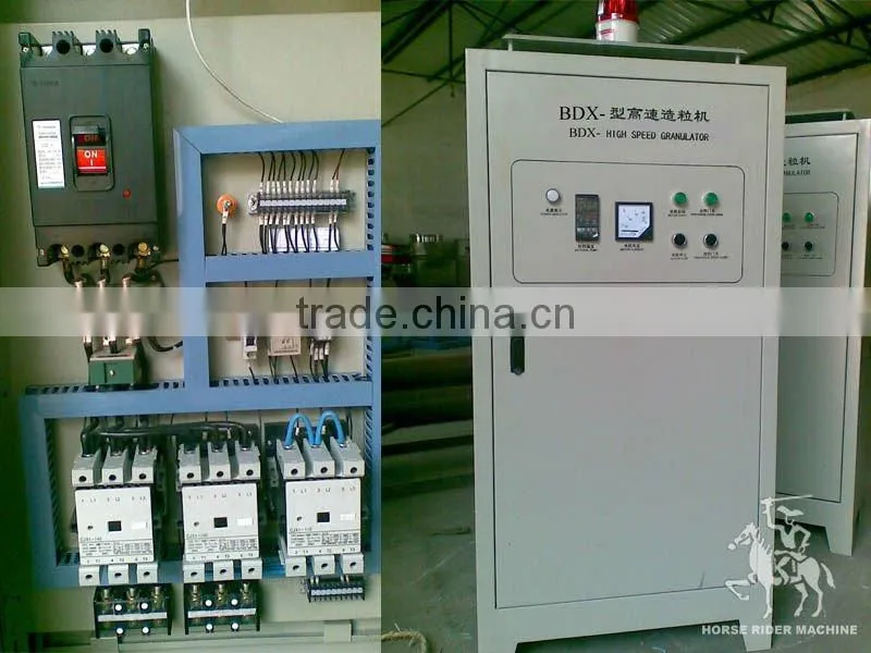 High Output PP PE Plastic Film Agglomerator Plastic Granulator