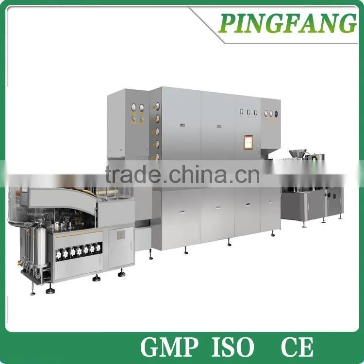 FZLD Series Vial Injection Powder Washing-Drying-Filling-Capping Labeling Production Line