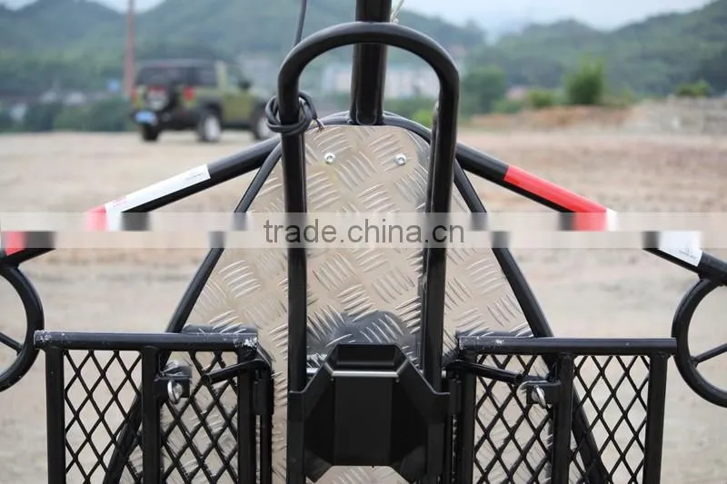 Folding style motorcycle trailer