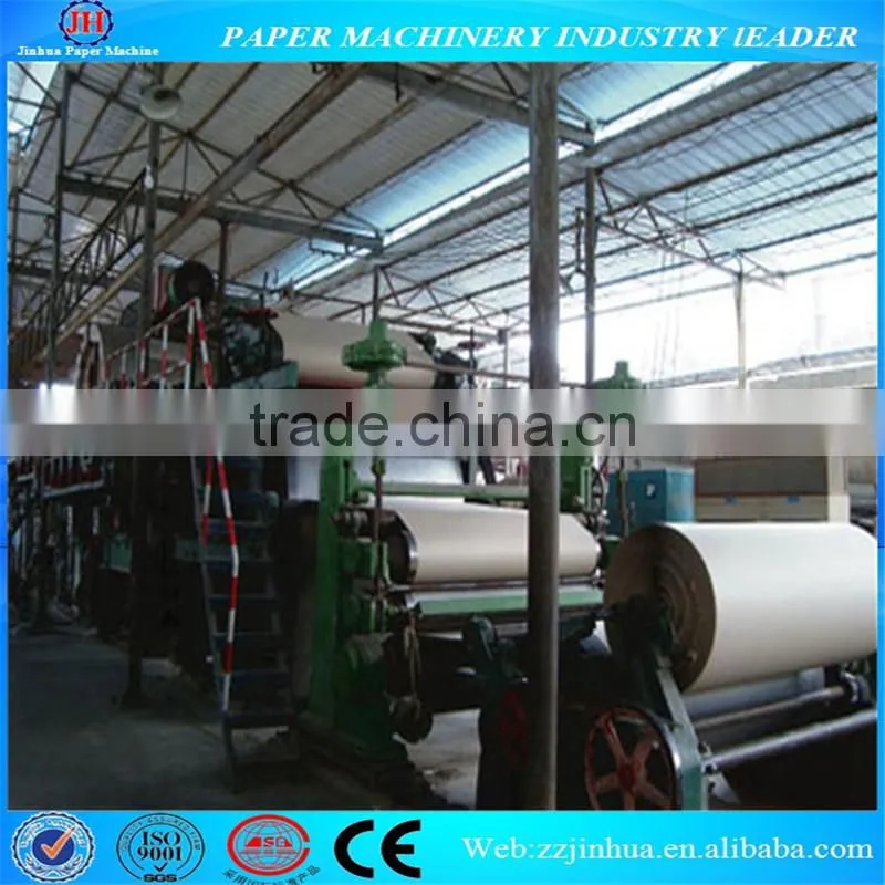 1092mm corrugated paper making machine price
