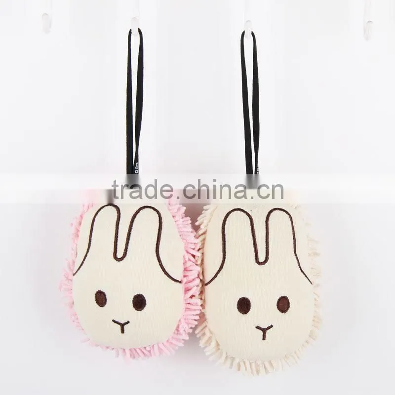 Mouse Rabbit Microfiber Chenille cleaning sponge