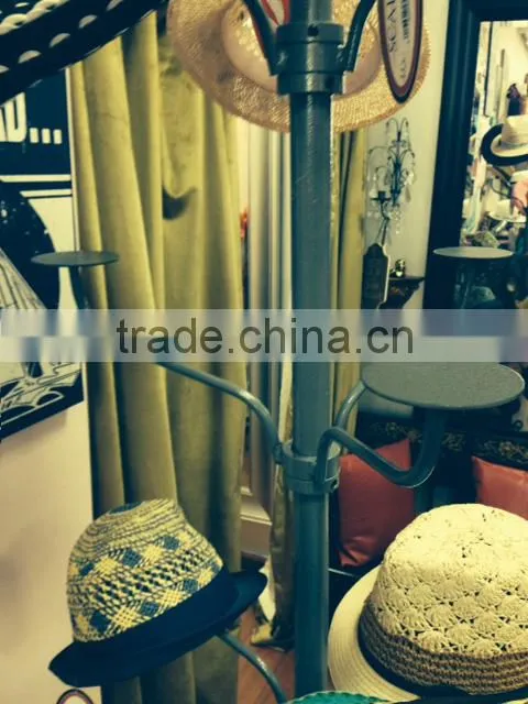 Showy beauty cap tower display rack/baseball cap rack