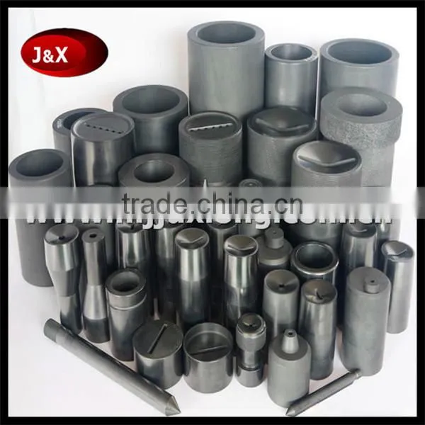 High density graphite crucible for smelting cast iron