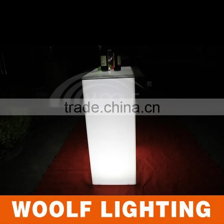 Smash Hit Waterproof Color Changing Bar Used LED Cube Cocktail Table LED Table