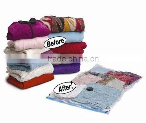 Factory Wholesale Clothes Bedding Organiser Vacuum Compressed Bags