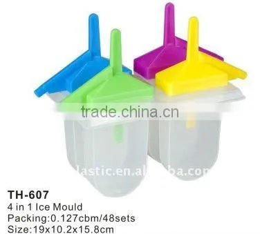 Plastic rocket popsicle molds and ice lolly moulds