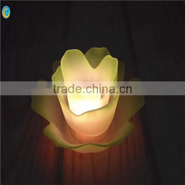 Custom handmade ceramic lotus candle holder