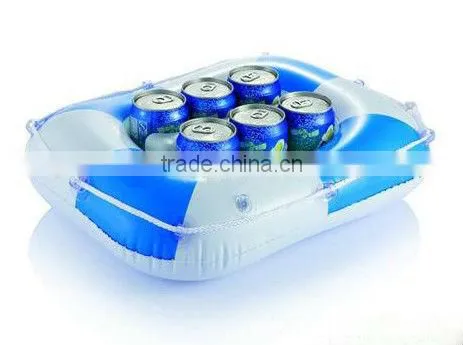 Inflatable Floating Beer Tray with Handle