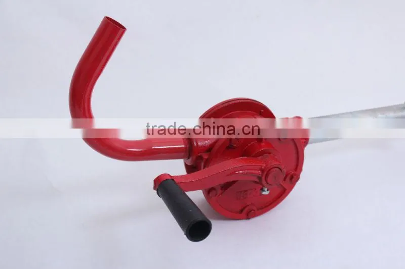 JS-32 Three Input Tube Cast Iron Oil Rotary Hand Pump For Drum