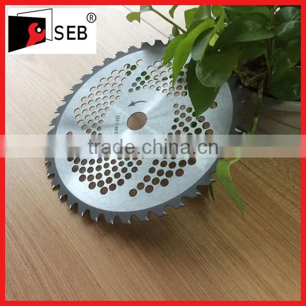 brush cutter blade tungsten carbide blade grass cutter blade 255*60T
