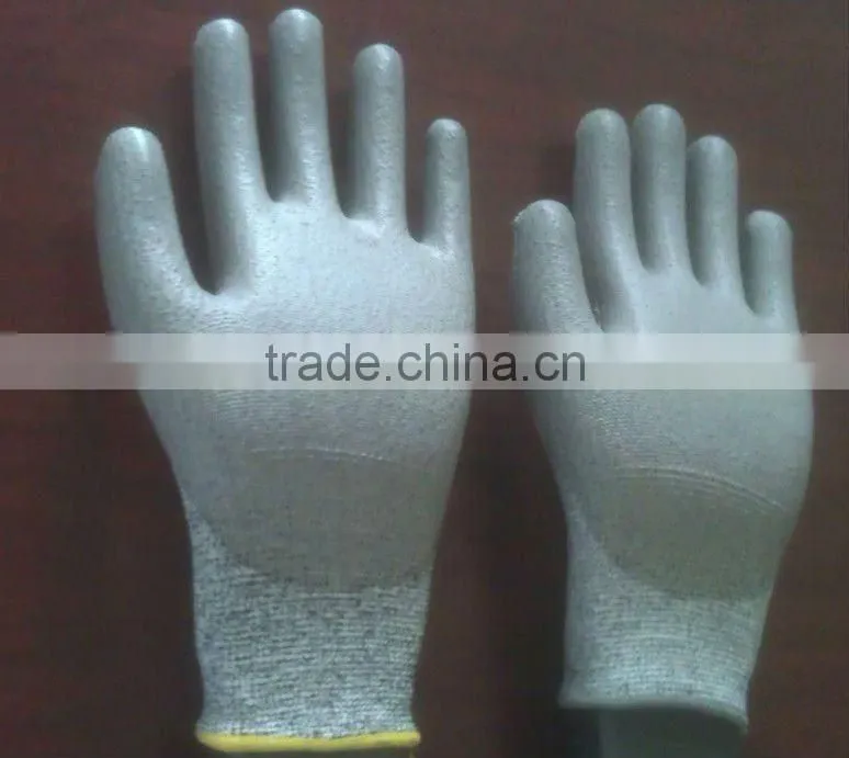 Cut - 5 ! ! Cut Resistance Gloves ! Coated PU !
