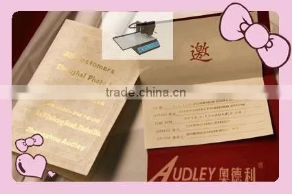 audley automatic digital hot foil paper stamping machine ADL-3050A