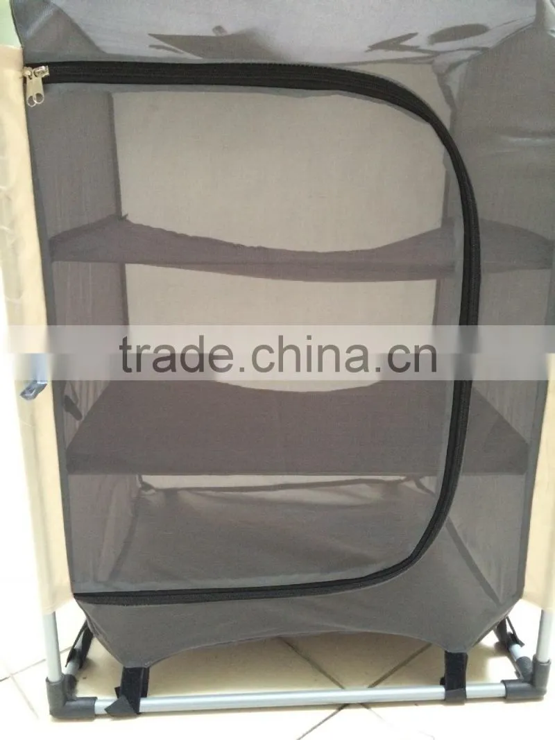 3 Tier Portable Camping cabinet with Storage