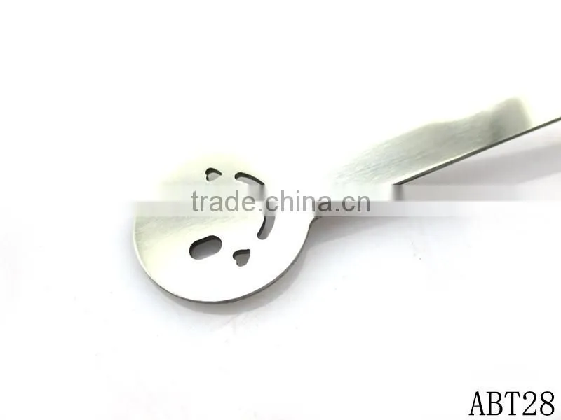 Hot New Products 2016 Melamine Spoon,smile face stainless steel 410 spoon