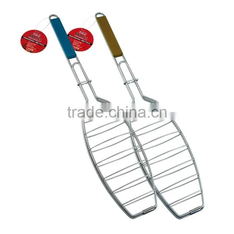 Grill short handle basket