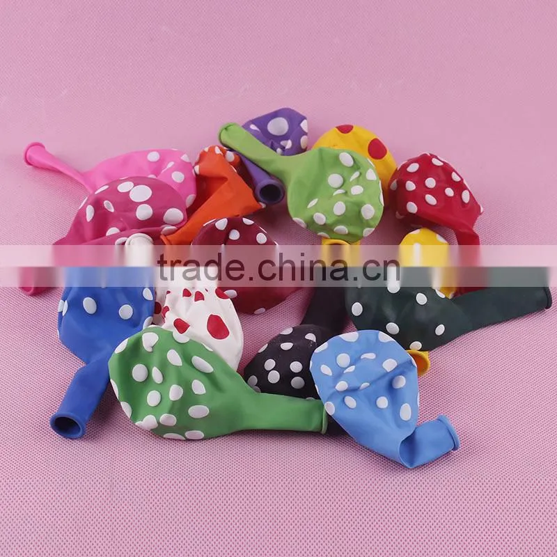 Polka Dot Latex Wedding Balloons Sales Promotion Party Balloon