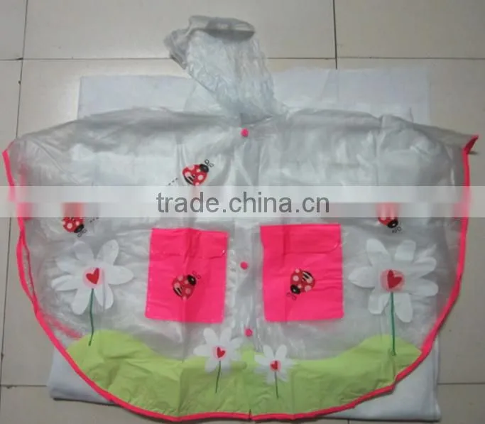 durable rain poncho/customized rain poncho