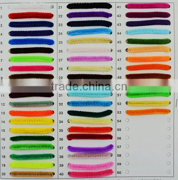 6mm x 12 inch intelligence toys jumbo loopy chenille stems