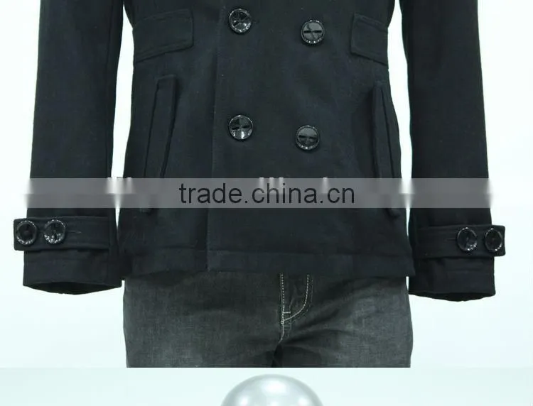 ALIKE 2014 winter men's fake wool foldable windbreaker