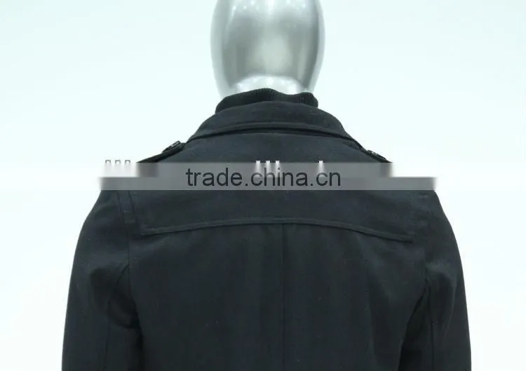 ALIKE 2014 winter men's fake wool foldable windbreaker