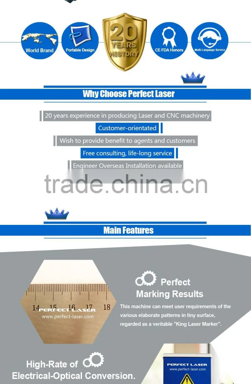 alibaba china Eastern 10w 20w fiber laser marking machine for metal tool
