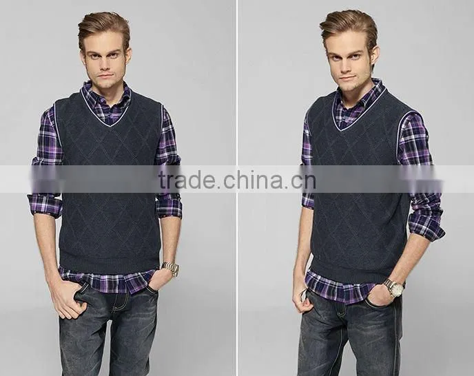 men's 100% wool vest