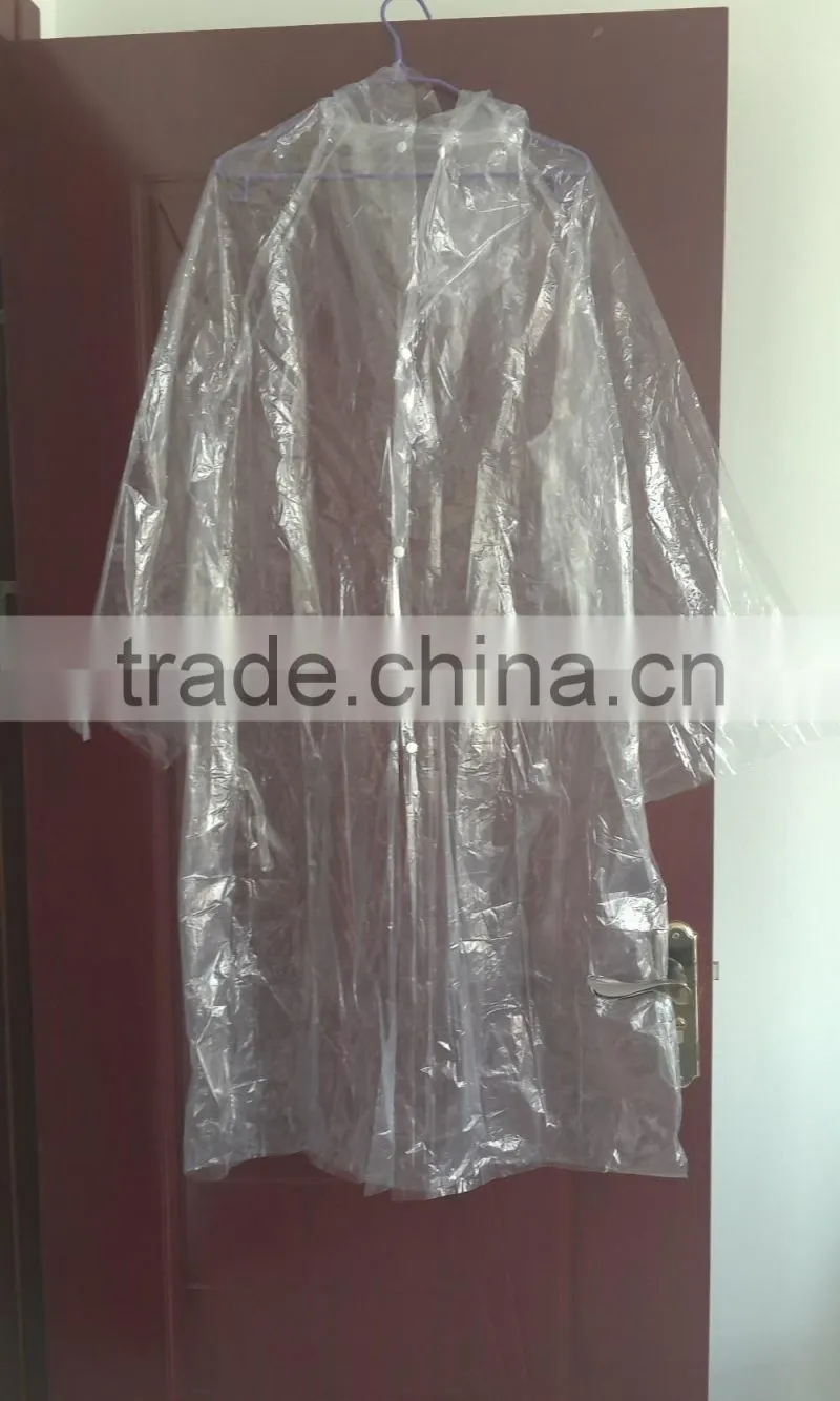 Wholesale customized foldable waterproof PVC kids/children raincoat
