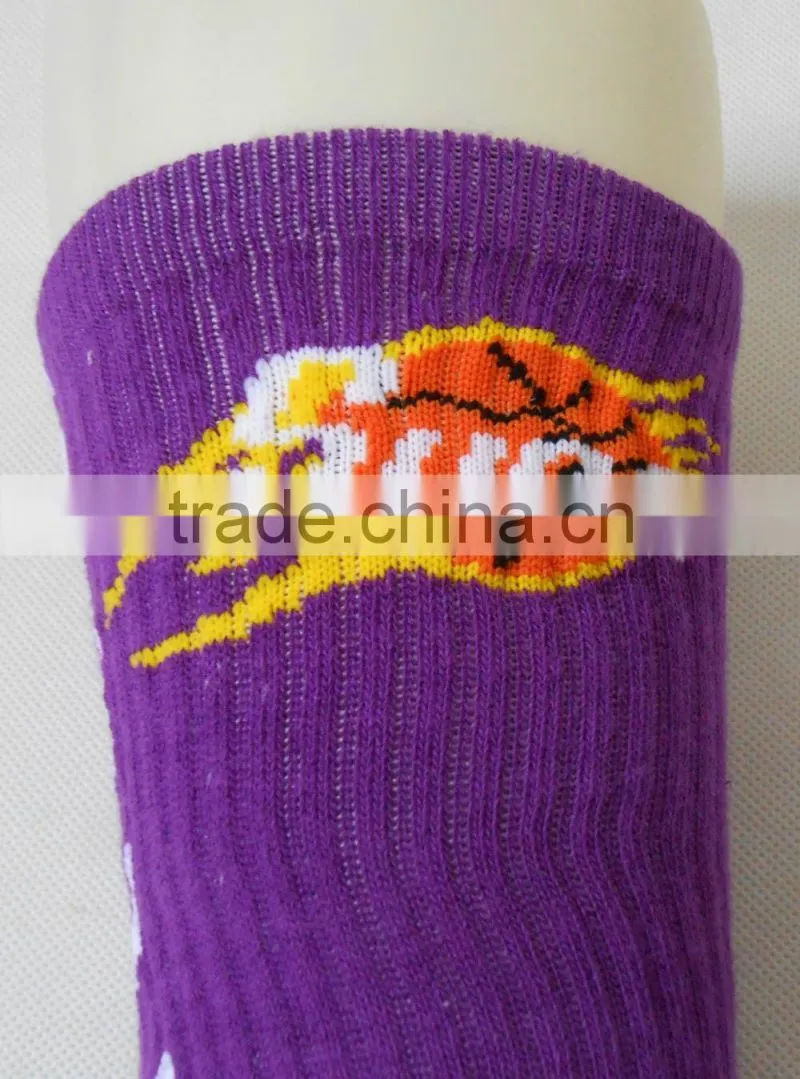 cheap high quality hot sale men's half terry sport socks