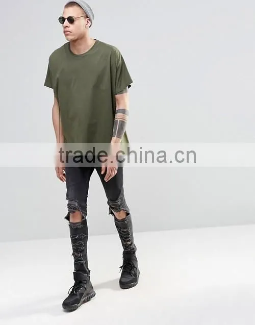 Cheap china bulk wholesale men blank extreme oversized t-shirt