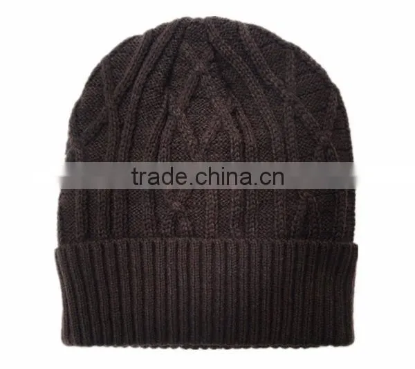 Popular custom cable knitted hat