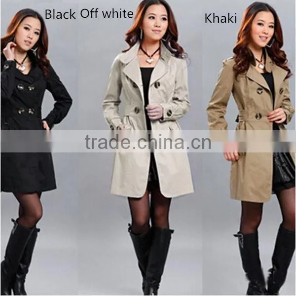 MOQ 1 pc hot sale casual design spring new Korea style slim with belt comfortable sport windbreaker women coat