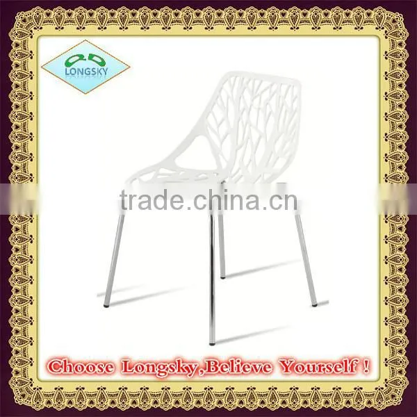 Hot sale bird nest design metal frame plastic chairs garden chairs outdoor furniture