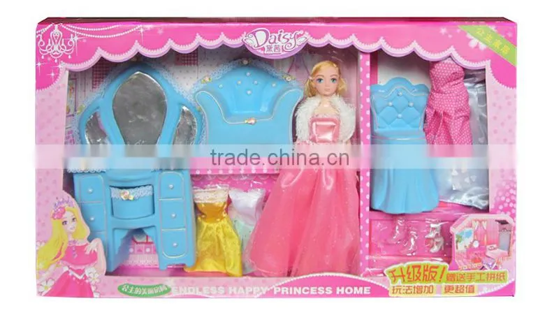 12 inch fashion plastic doll house furniture
