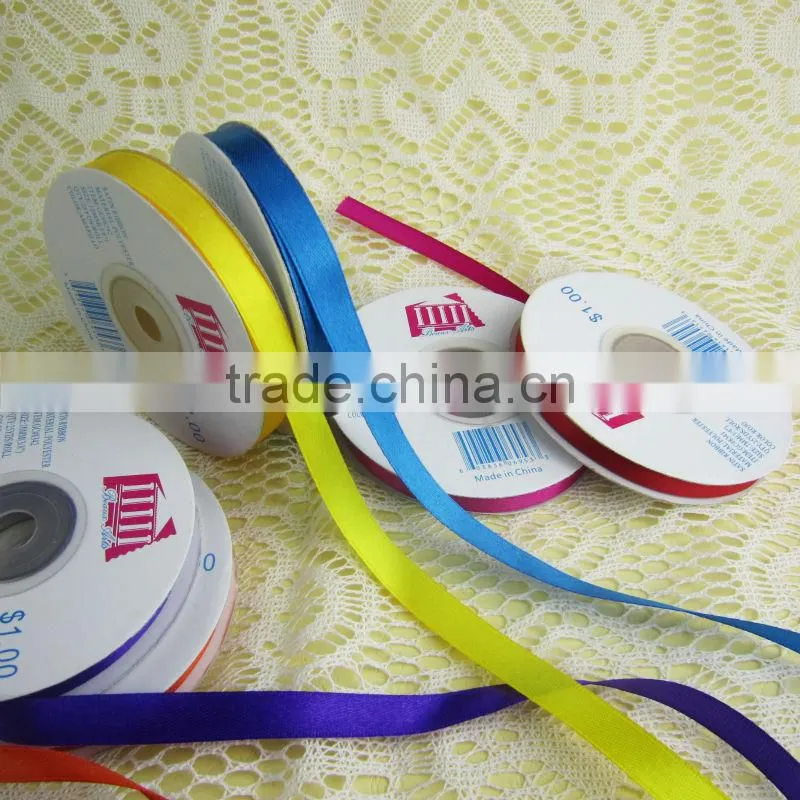 polyester rainbow satin ribbon