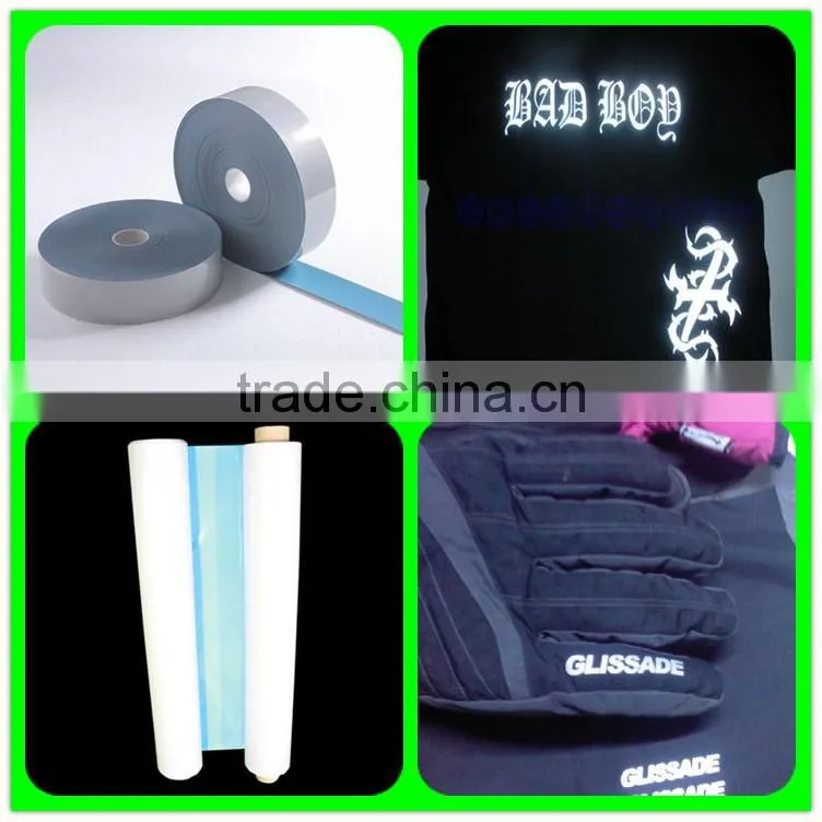 2016 new fantastic 7color rainbow silk screen printing reflective film
