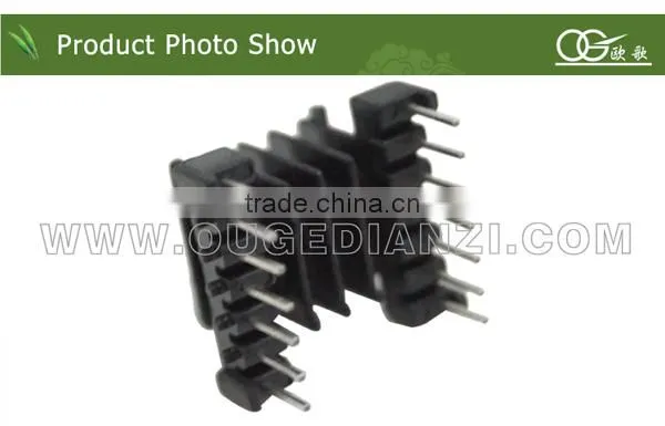 EF1619 four slot horizontal pin7:7 bobbin transformer 220v to 380v bobbin