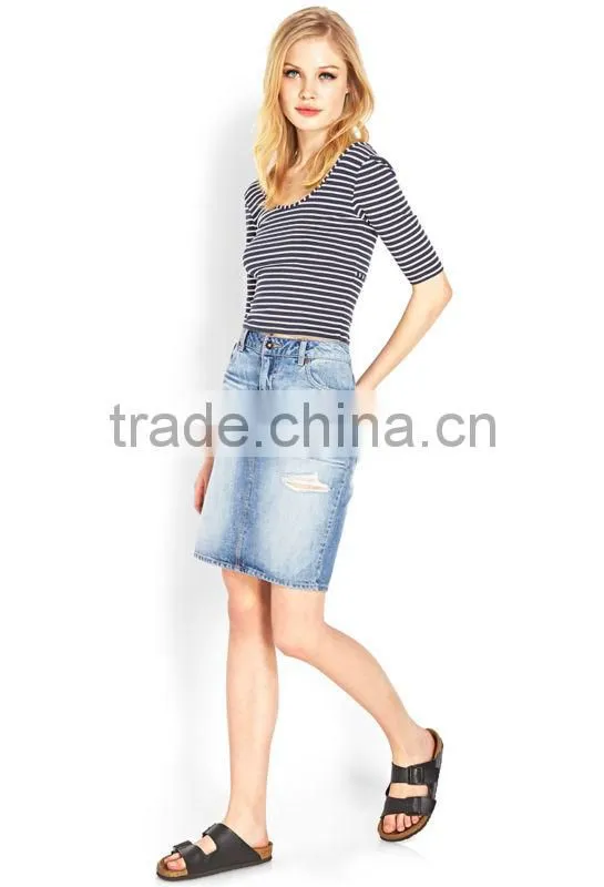 hot selling wholesale cheap denim skirt women denim skirts