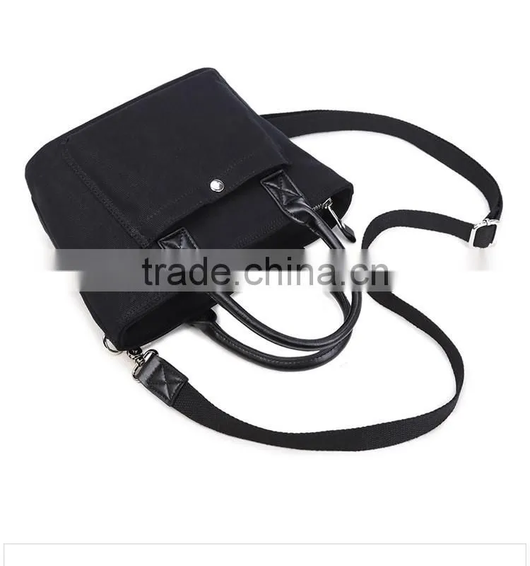New arrival wholesale women canvas bag shoulder and rope handle beach bag