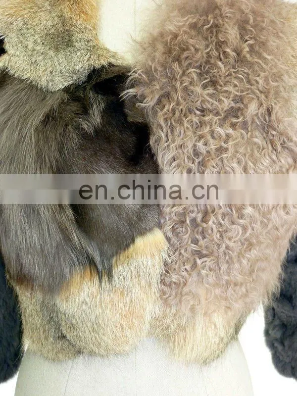 2012 new item short mink fur coat for girl