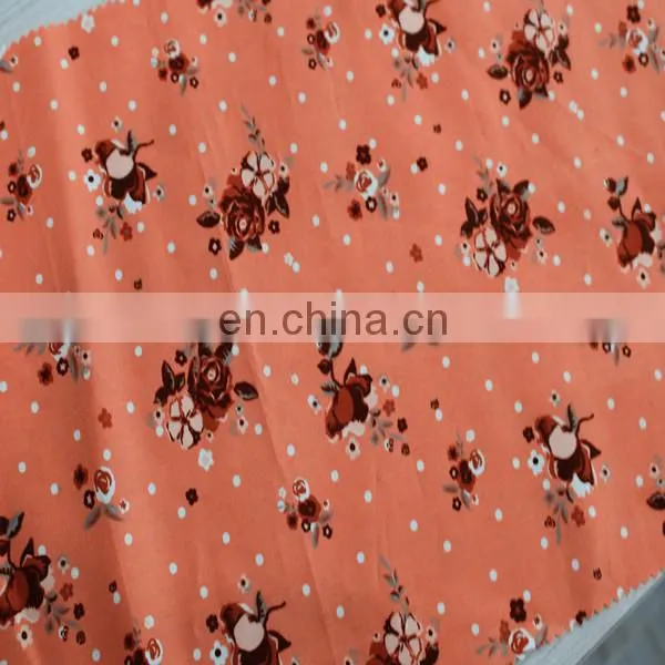 Printed rayon voile fabric