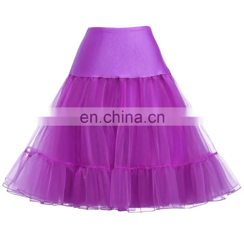 Grace karin Women Retro cheap Crinoline petticoat Underskirt for 50s 60s vintage dresses KK000631