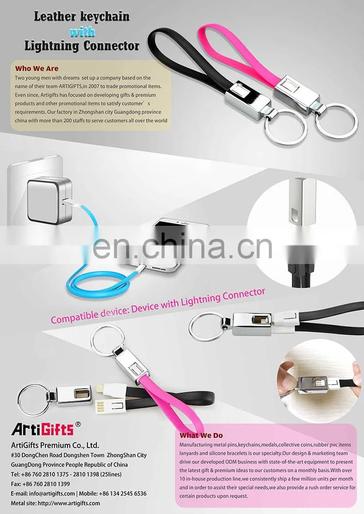 Custom cheap gb ram key chain charger silicone wristband cable usb keychain