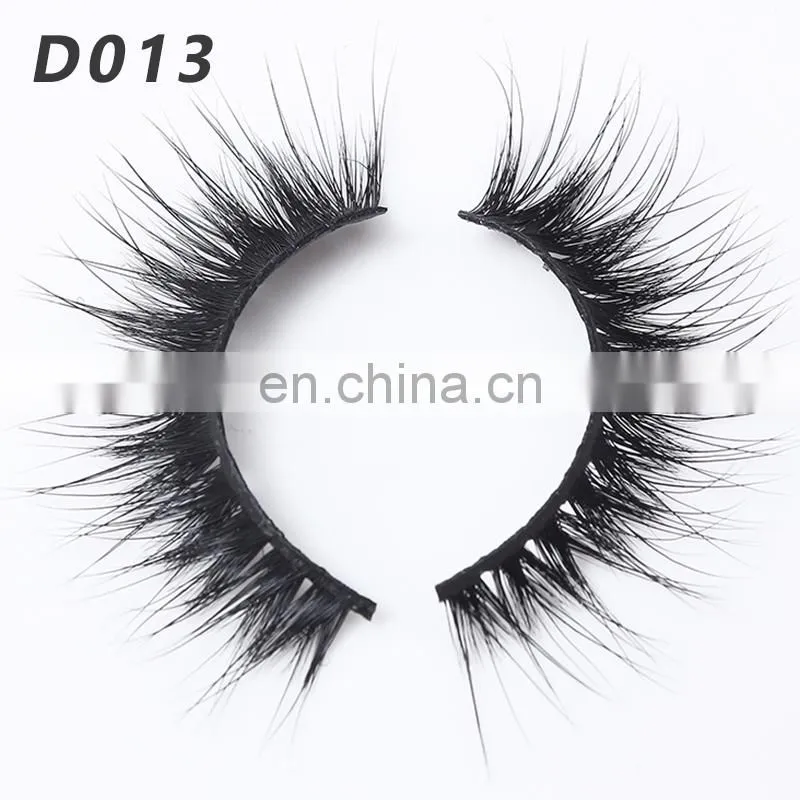 D013 3d mink eyelashes wholesale custom made eyelashes