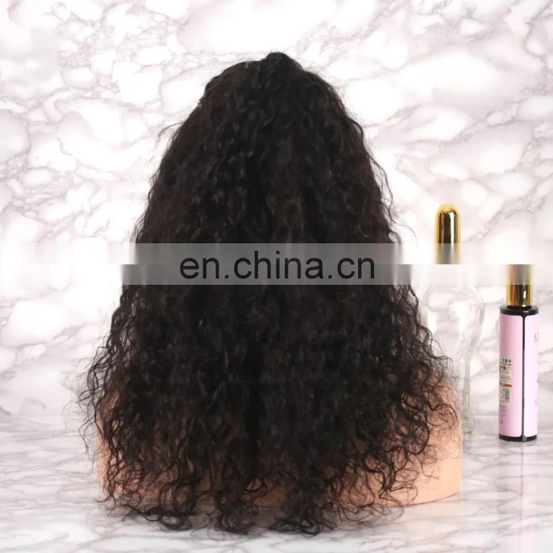 Natural Color Wholesale Price Good Quality Virgin Brazilian Human Hair Full Lace Wig