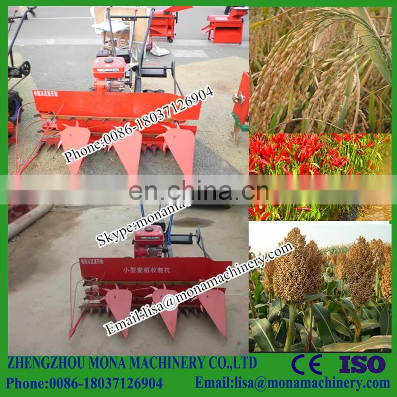 Small Harvester/wheat And Rice Reaper Machine/paddy Harvester Factory
