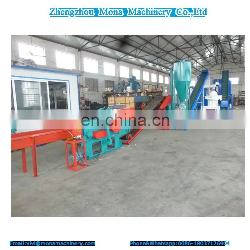 Professional wood log chips straw stalks rice husk biomass fuel pellet making machine with great price