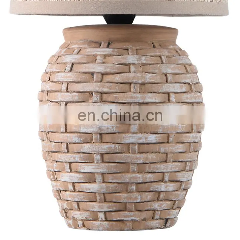 2019 new antique ceramic table lamp for reading room and Bedroom