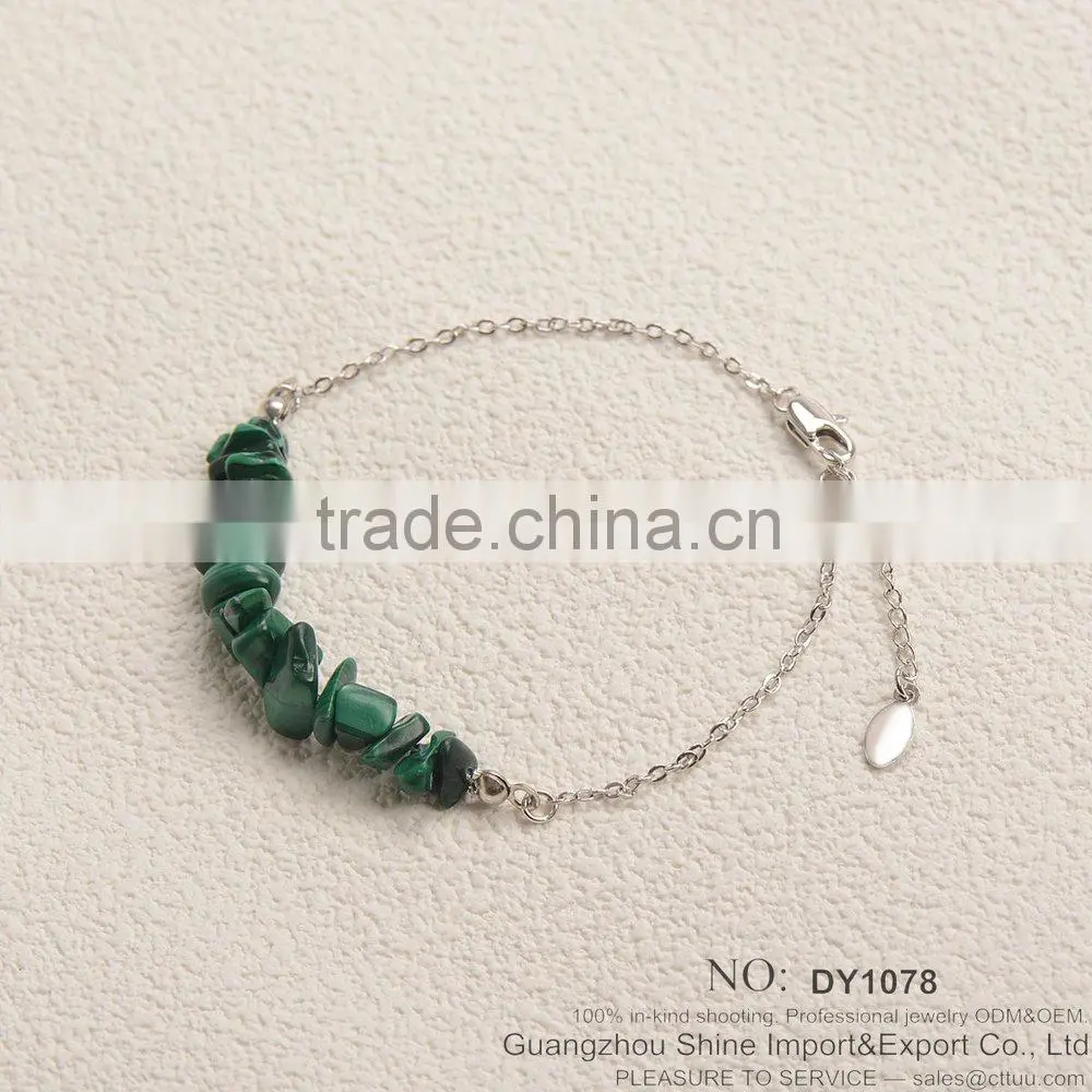 hot sale 925 italian silver bracelet fashion bracelet gold hand chain fashion design 925 silver cz bracelet
