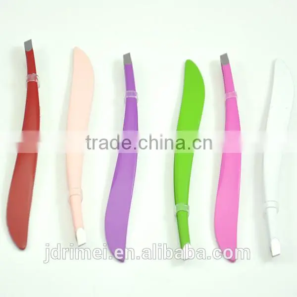Float metal eyebrow clip/tweezer