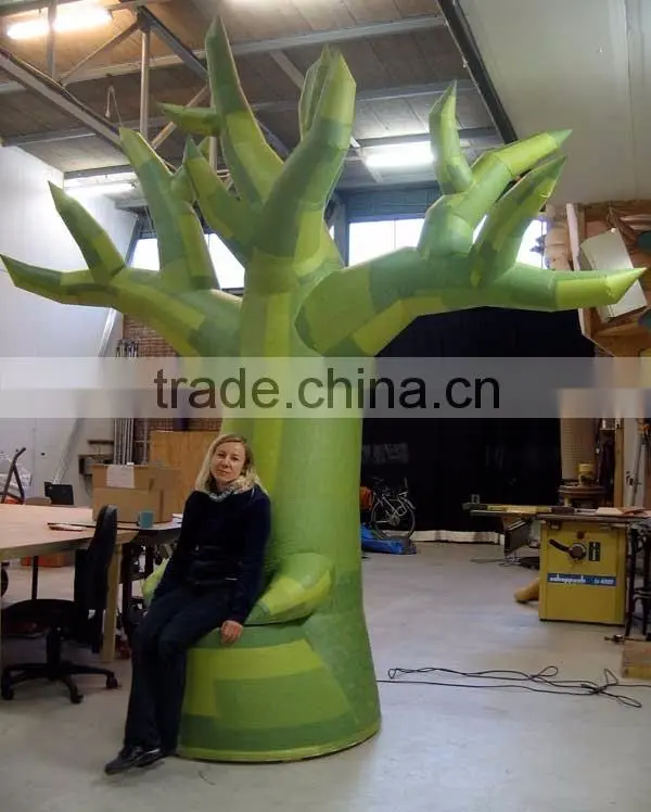 Hot sell cheap inflatable tree for square decoration in sell